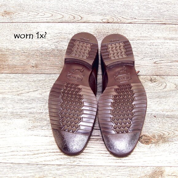 * worn 1x * $795 GRAVATI Neiman Marcus 7.5 M Genuine BISON 19061 * add $15 Trees main image 15